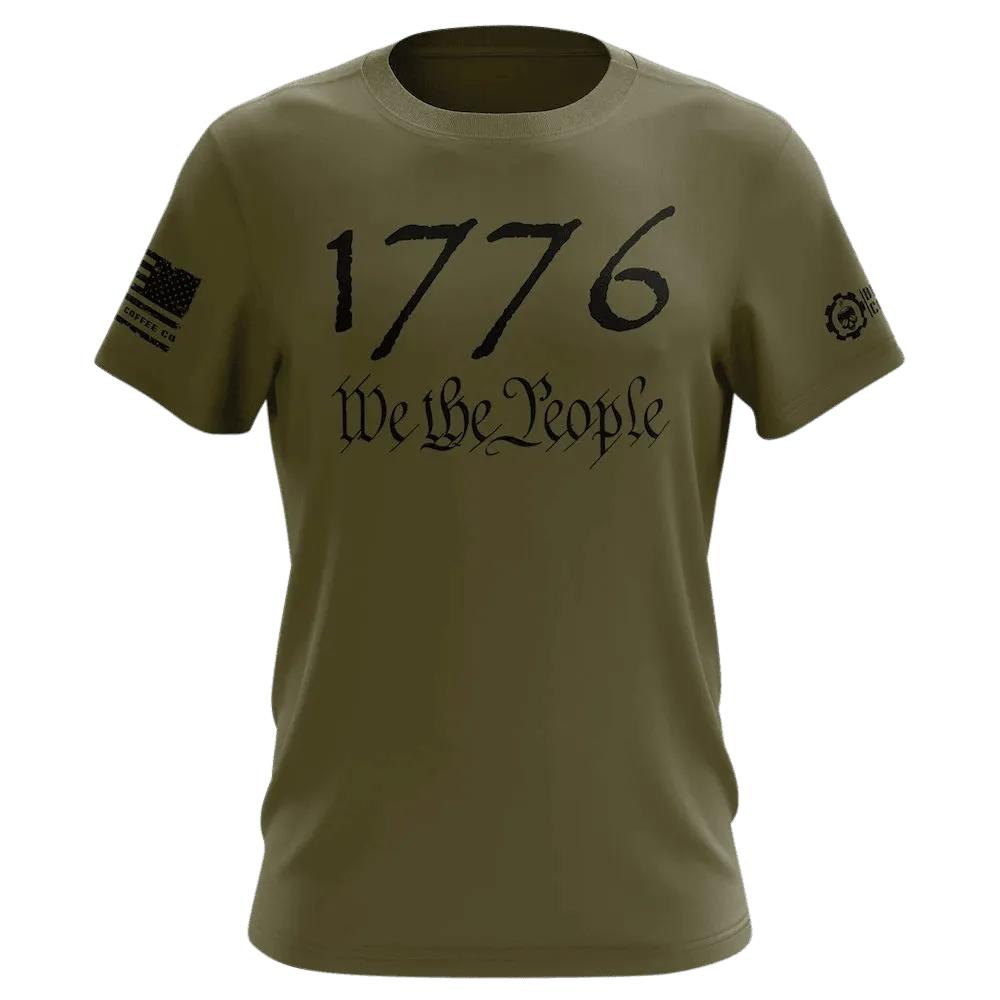 1776 We The People Mili Green T-Shirt