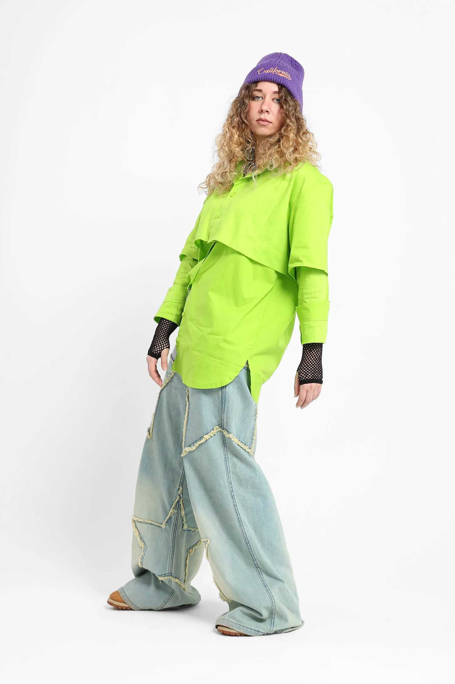 2-Pieces Shirt - Lime Green