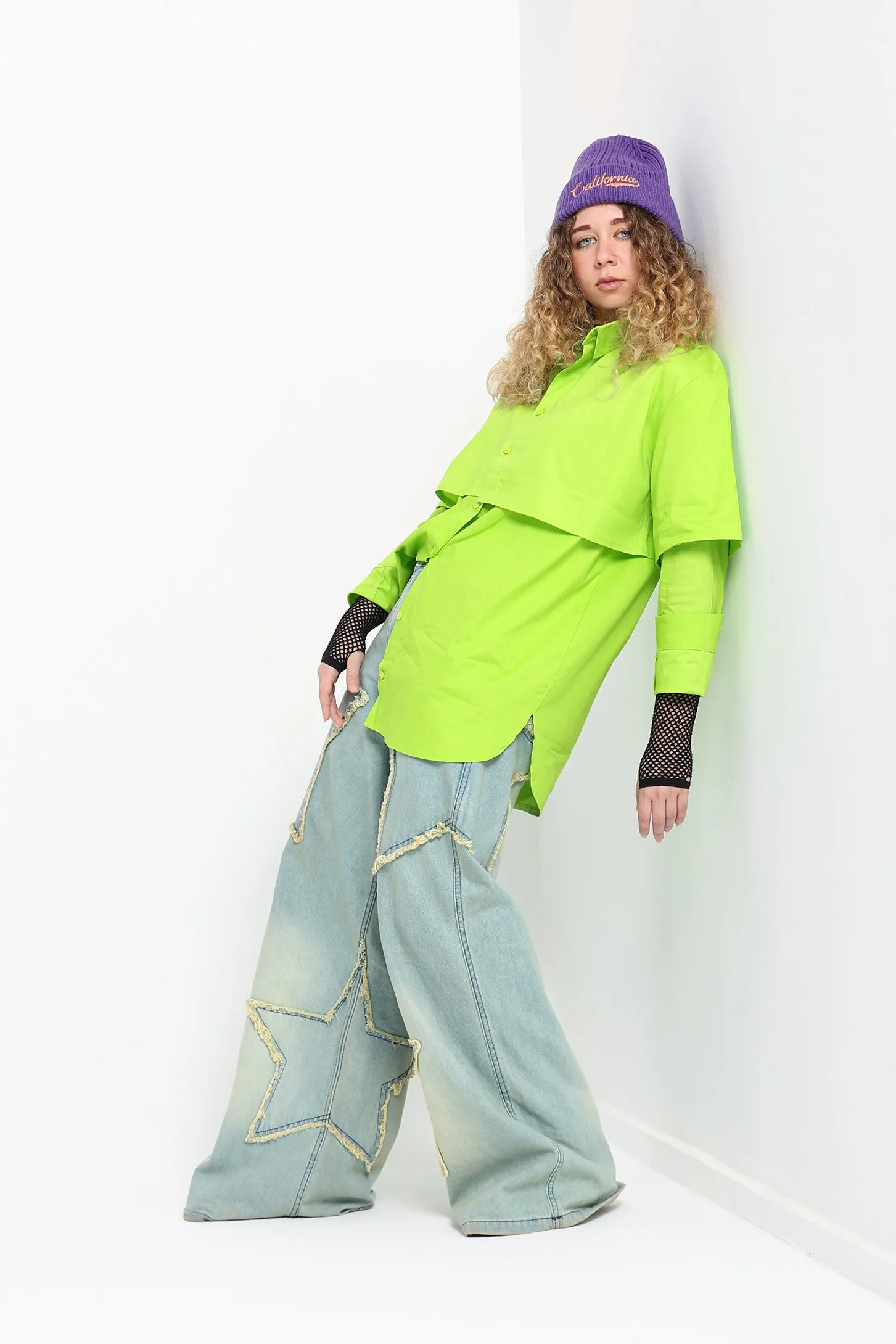 2-Pieces Shirt - Lime Green