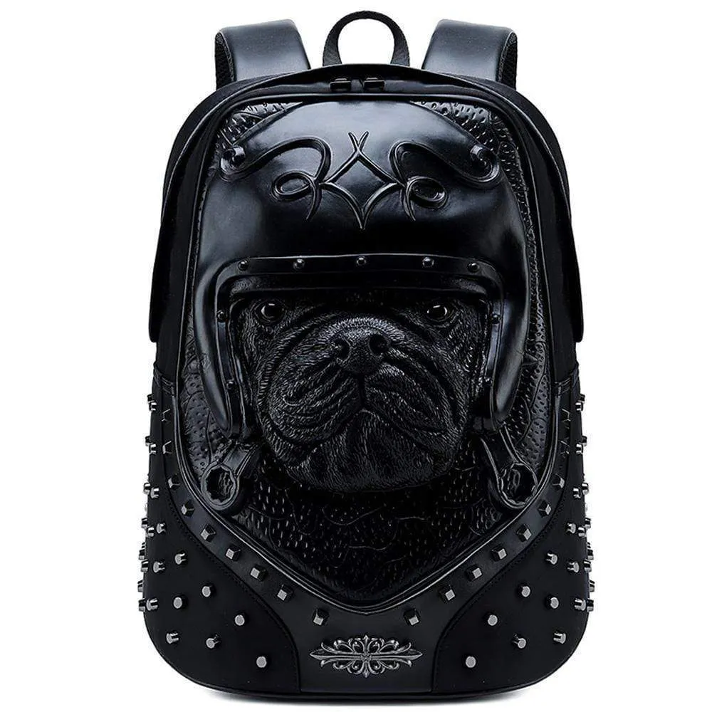 3D Backpack Unisex Creative Dog Pattern Trendy Backpacks