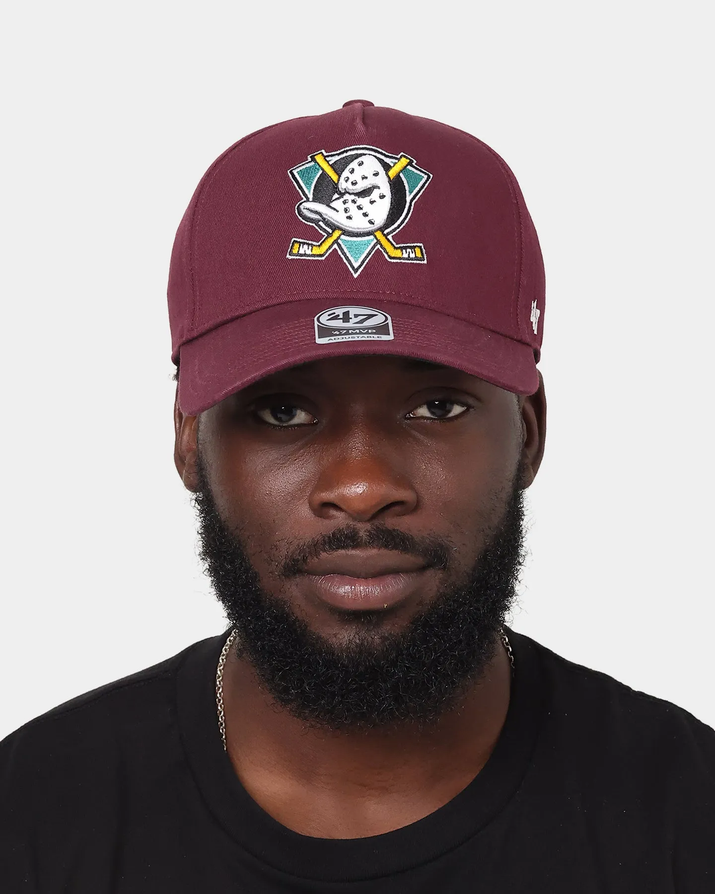 47 Brand Anaheim Ducks Legend Replica '47 MVP DT Snapback Dark Maroon