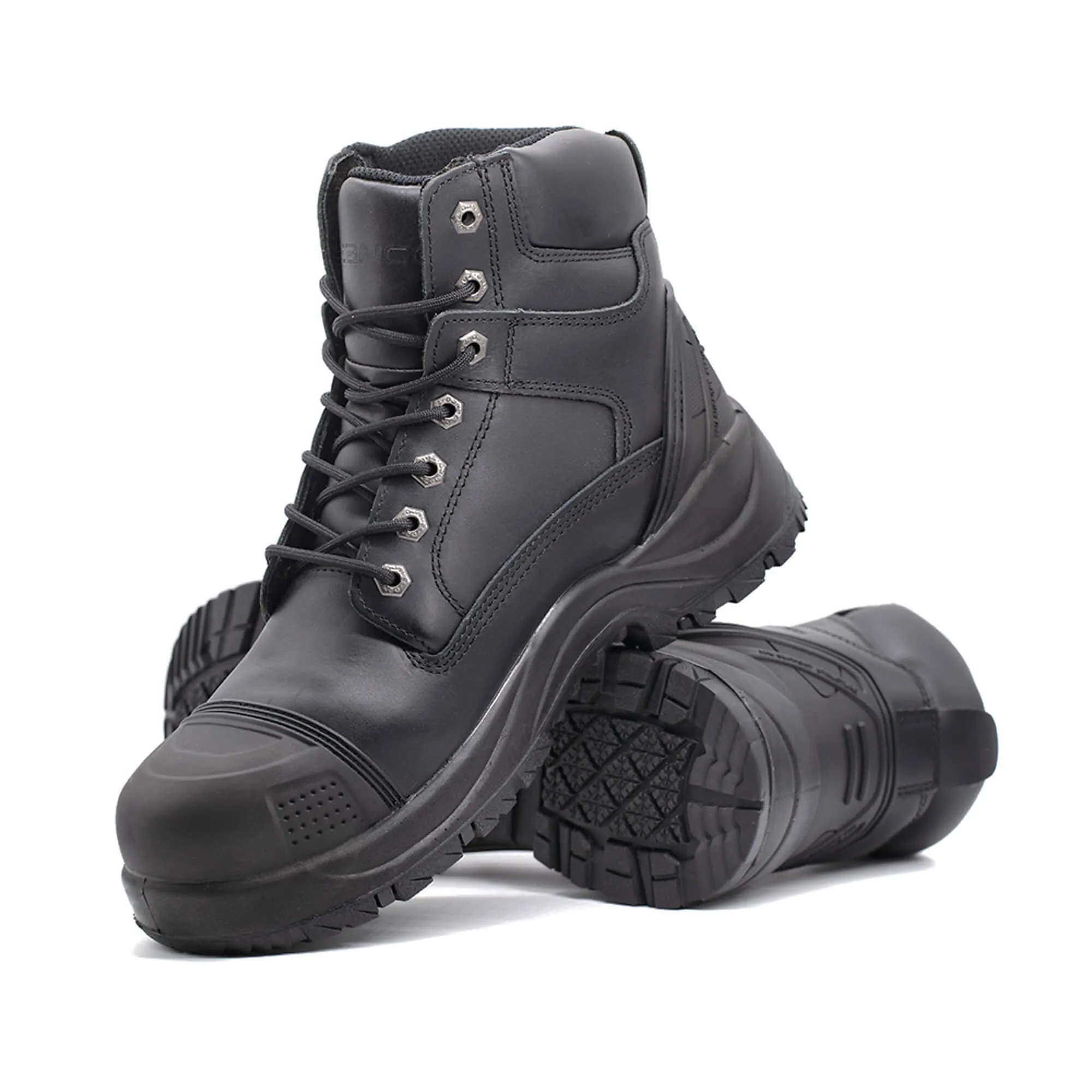 6" Composite-Toe Work Boots Waterproof Black