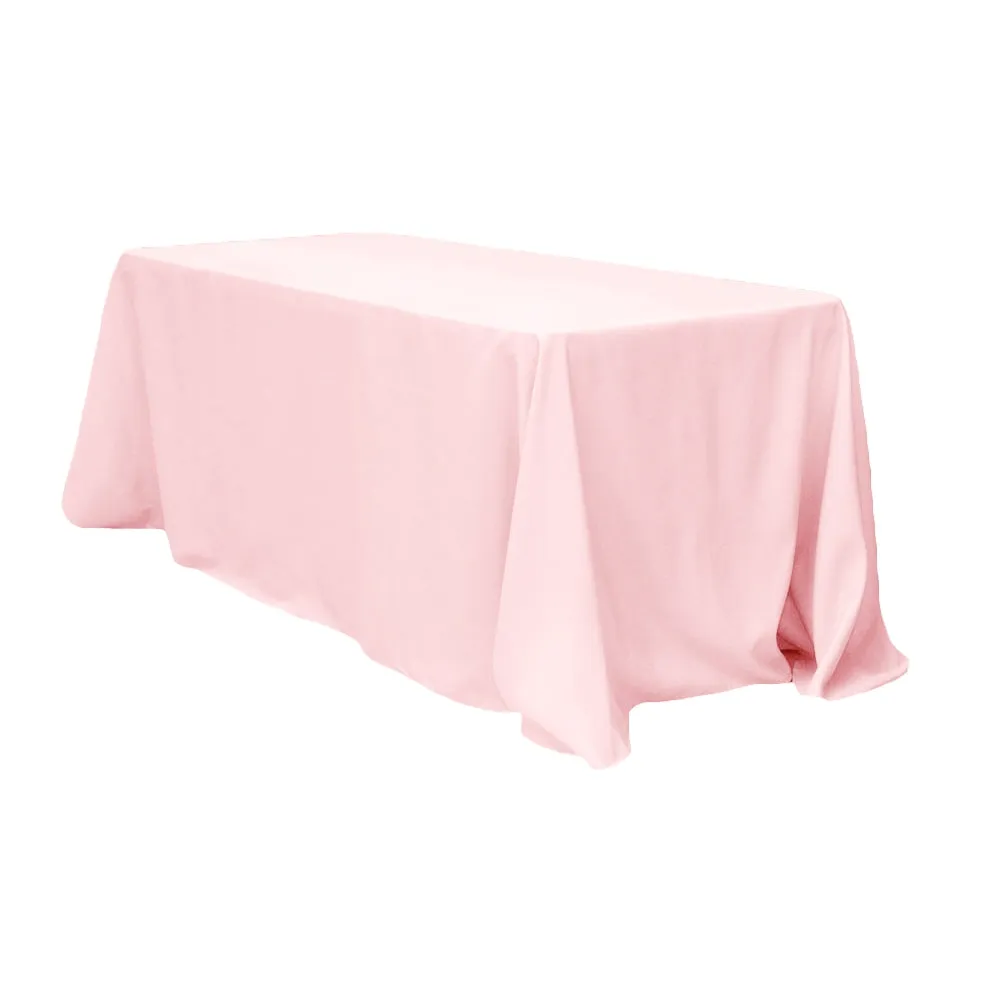 90"x132" Wholesale Rectangular Oblong Polyester Tablecloth - Alpha Cotton