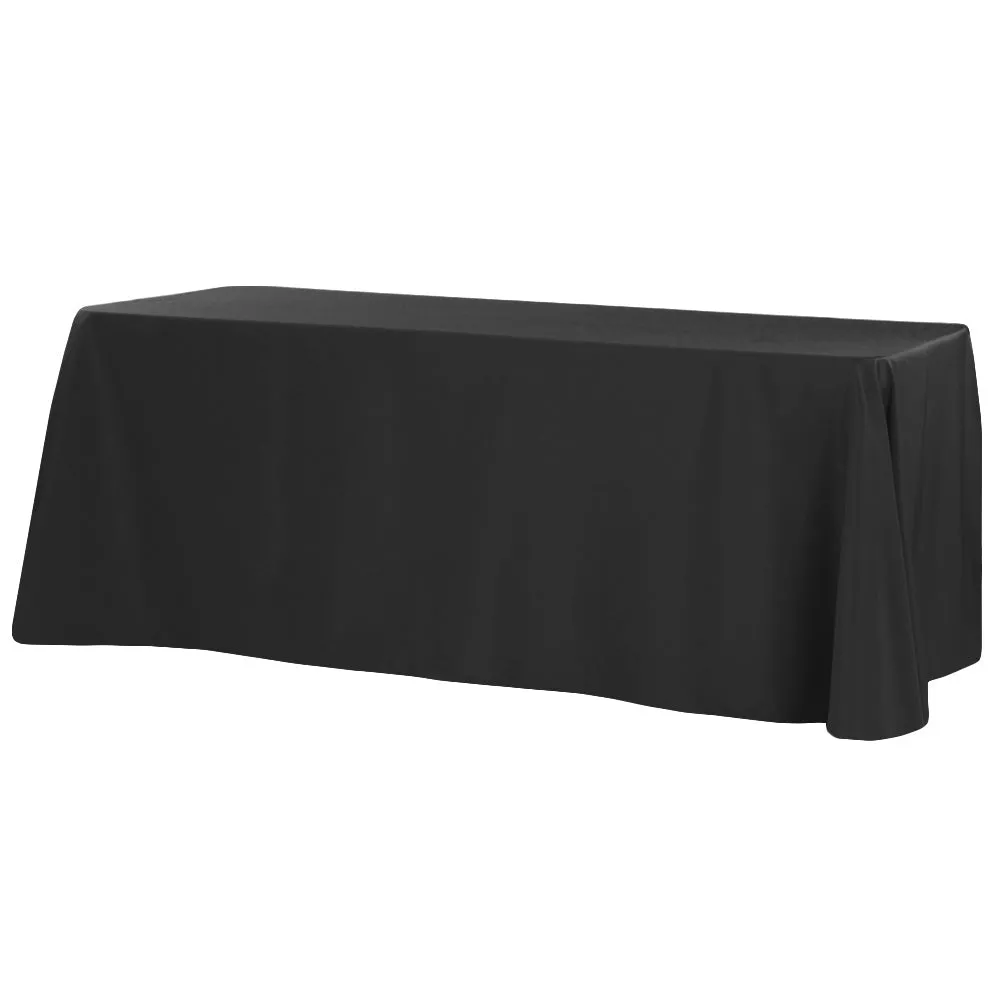 90"x132" Wholesale Rectangular Oblong Polyester Tablecloth - Alpha Cotton