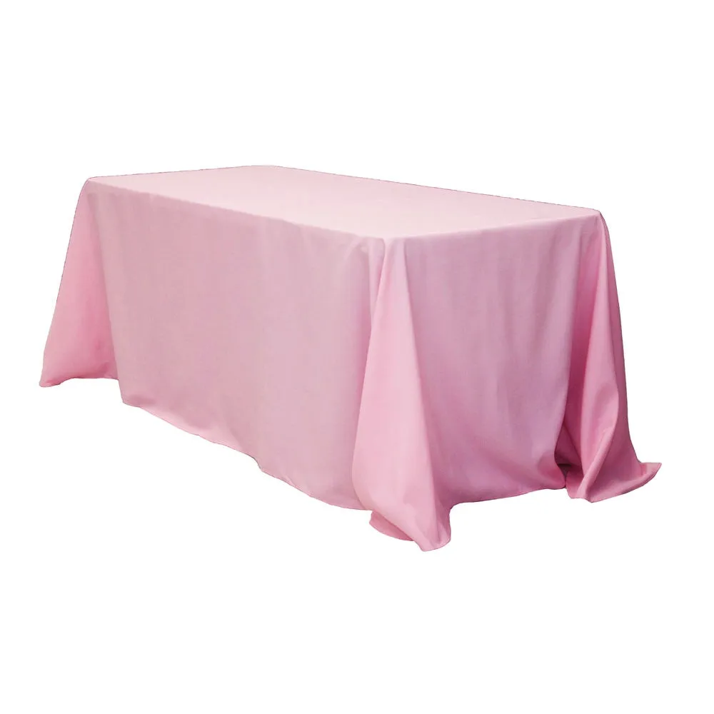 90"x132" Wholesale Rectangular Oblong Polyester Tablecloth - Alpha Cotton