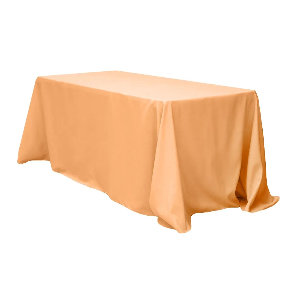 90"x132" Wholesale Rectangular Oblong Polyester Tablecloth - Alpha Cotton