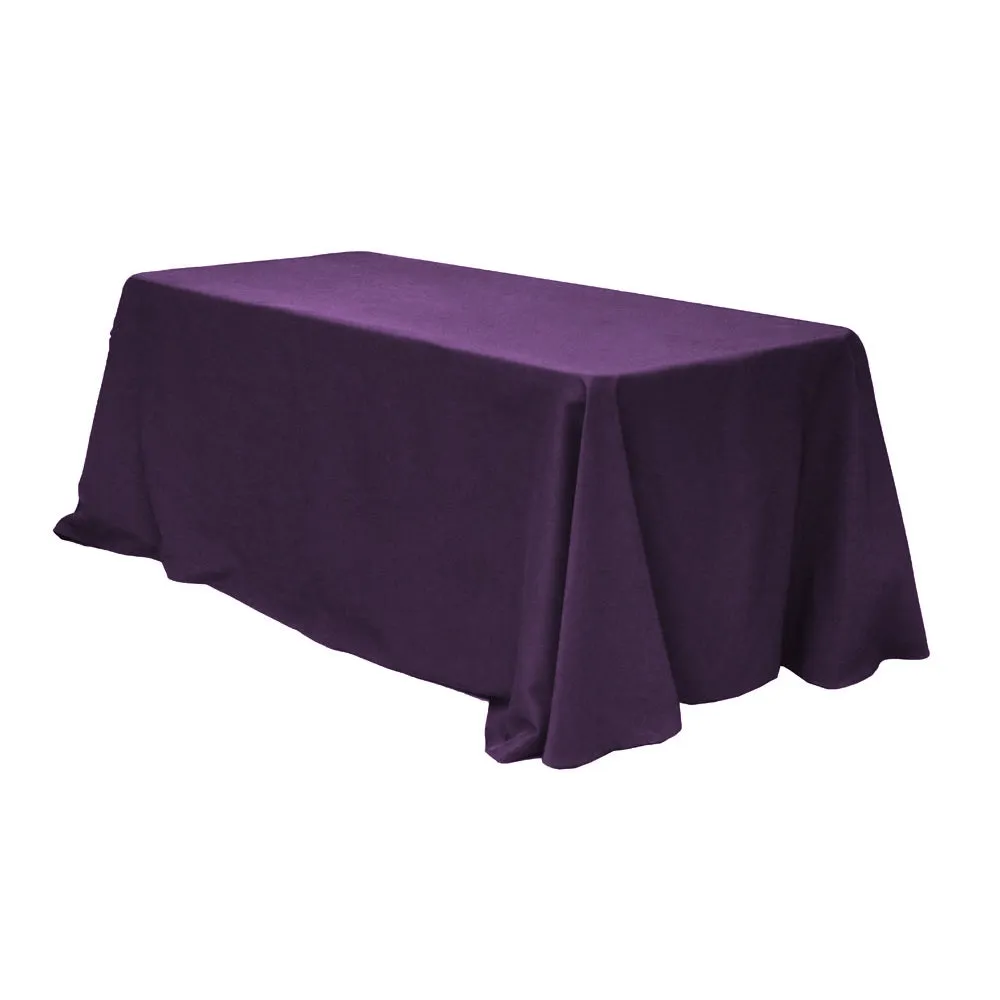 90"x132" Wholesale Rectangular Oblong Polyester Tablecloth - Alpha Cotton