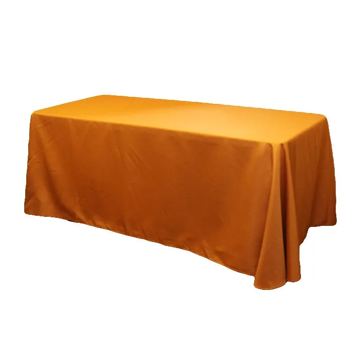 90"x132" Wholesale Rectangular Oblong Polyester Tablecloth - Alpha Cotton