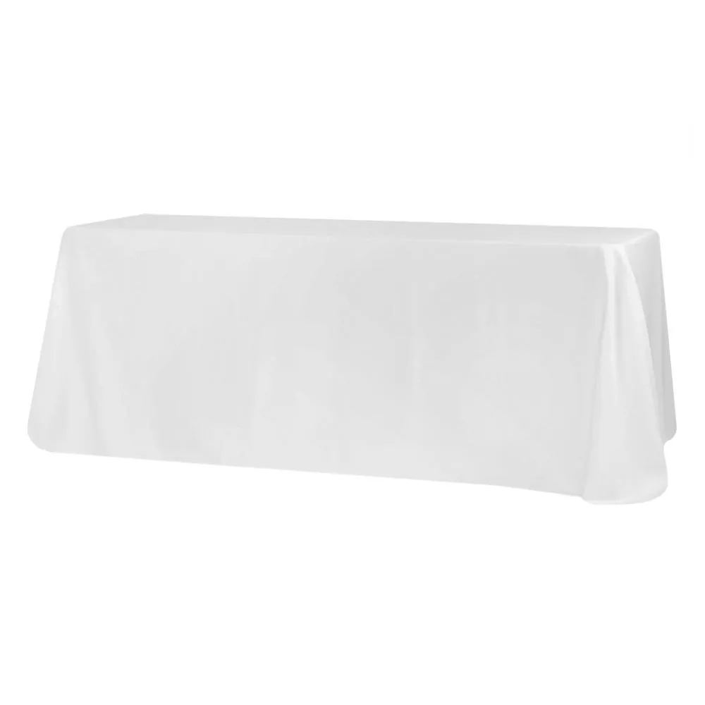 90"x132" Wholesale Rectangular Oblong Polyester Tablecloth - Alpha Cotton