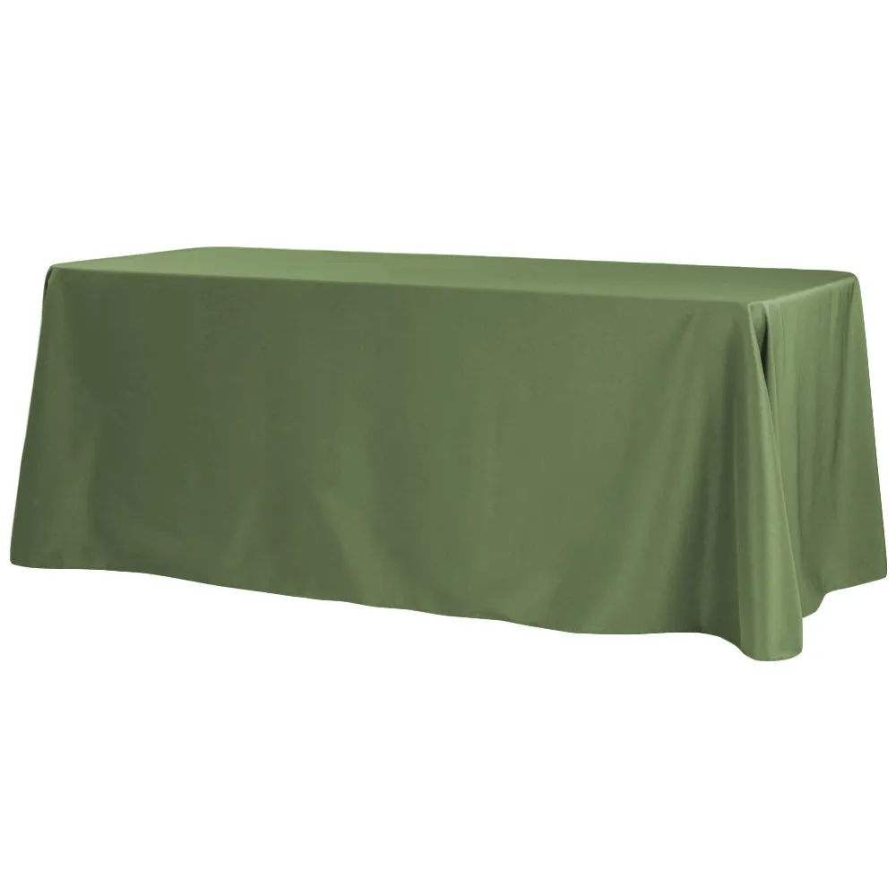 90"x132" Wholesale Rectangular Oblong Polyester Tablecloth - Alpha Cotton