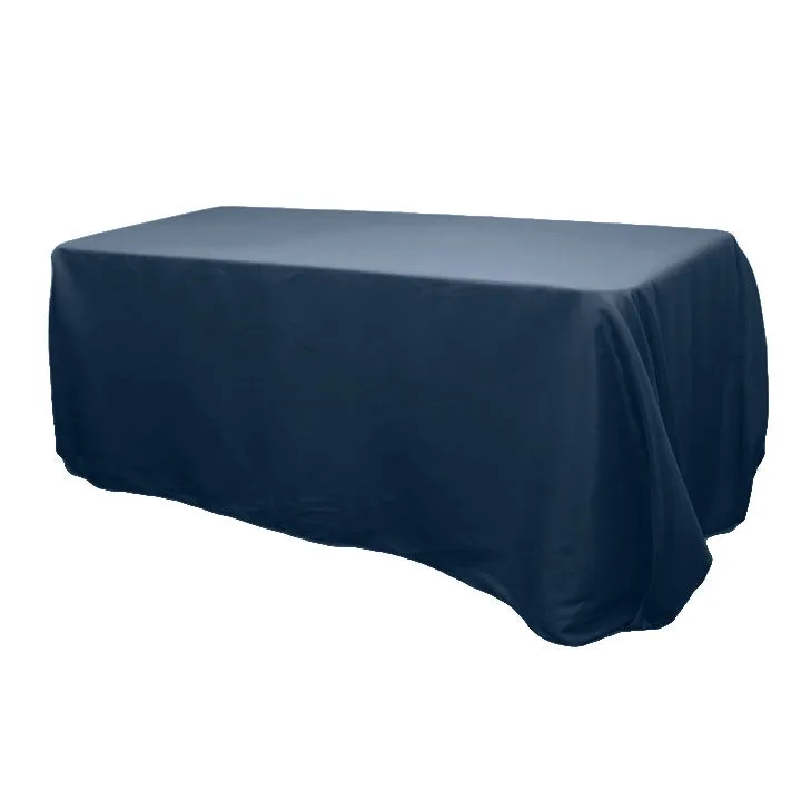 90"x132" Wholesale Rectangular Oblong Polyester Tablecloth - Alpha Cotton