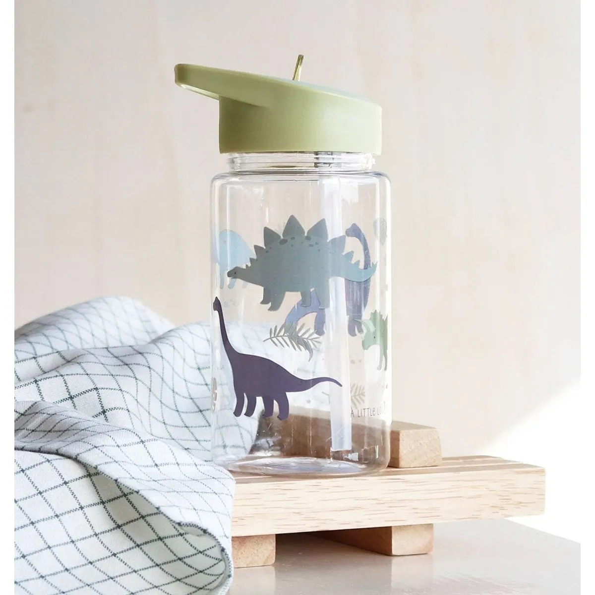 A Little Lovely Company Drink Bottle: Dinosaurs