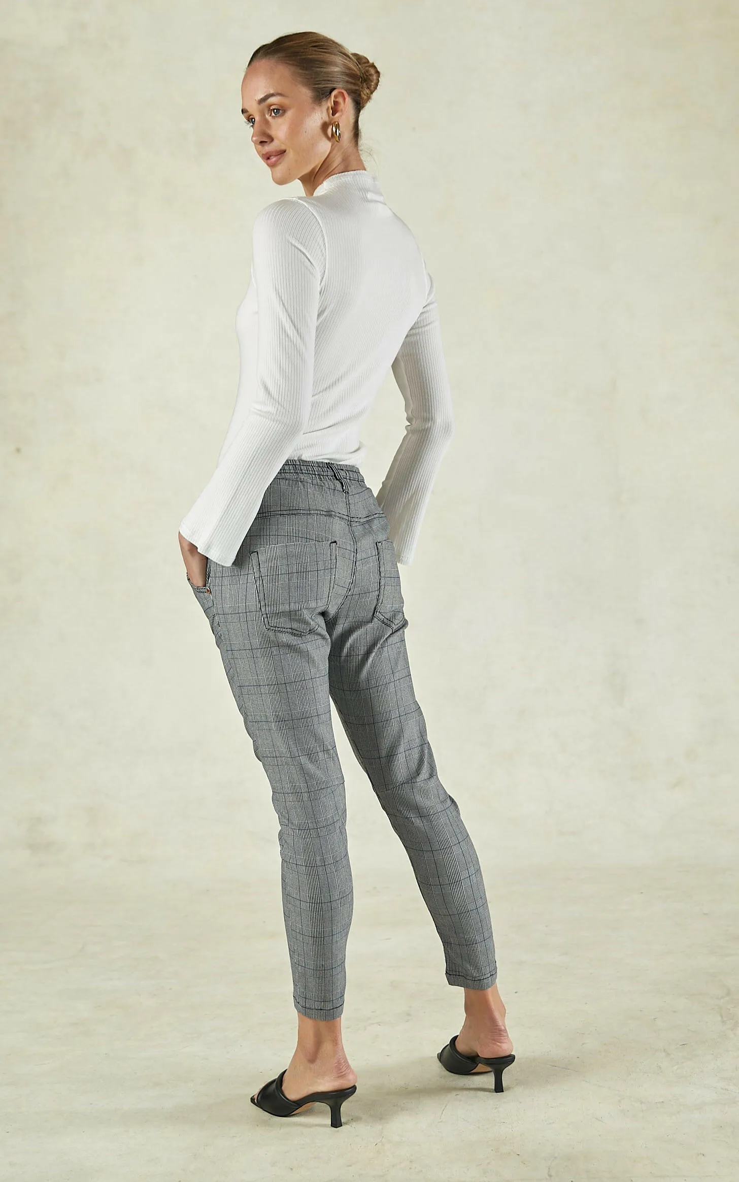 Active Cobalt Blue Check Jeans