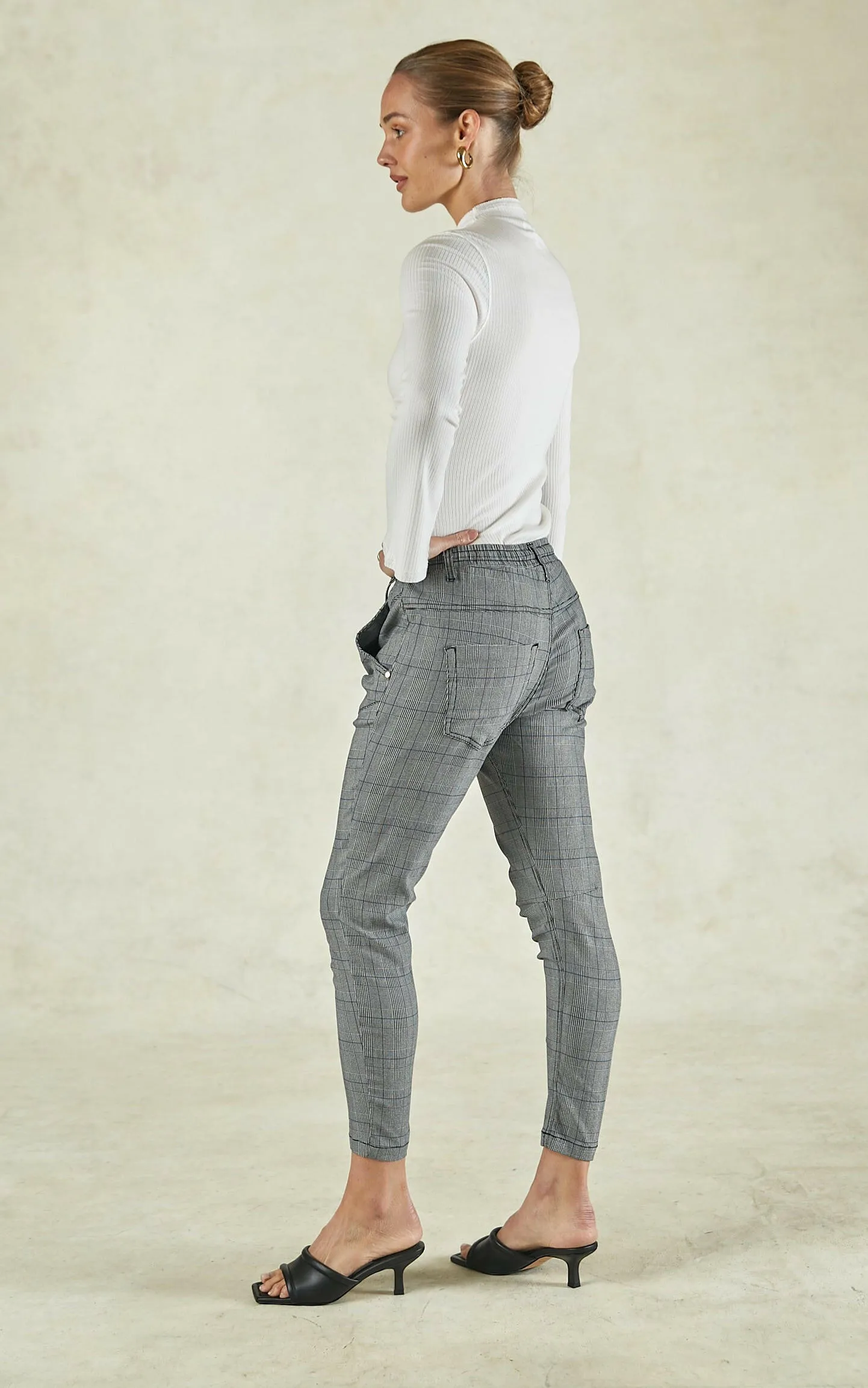 Active Cobalt Blue Check Jeans