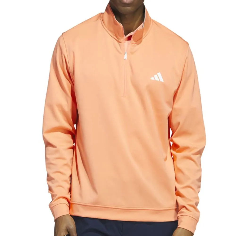 adidas Elevated 1/4 Zip Pullover - Coral Fusion