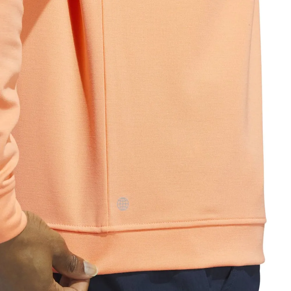 adidas Elevated 1/4 Zip Pullover - Coral Fusion