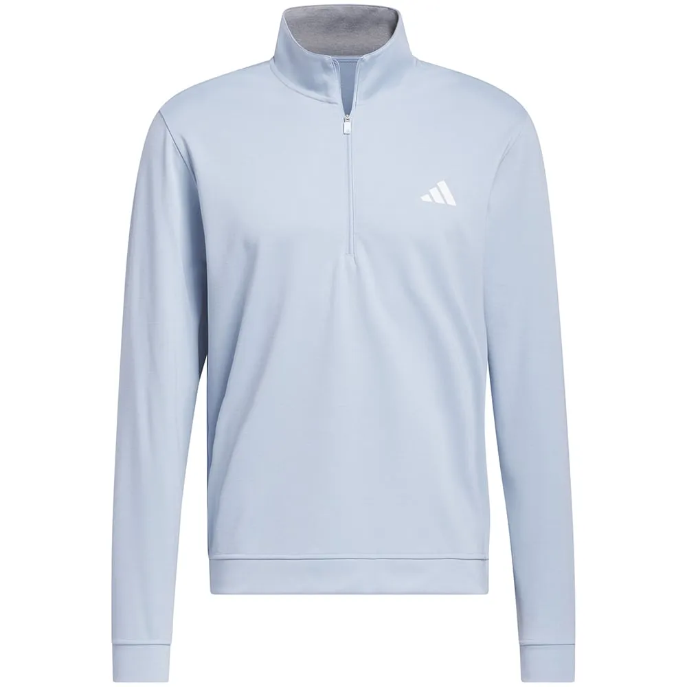 adidas Elevated 1/4 Zip Pullover - Wonder Blue