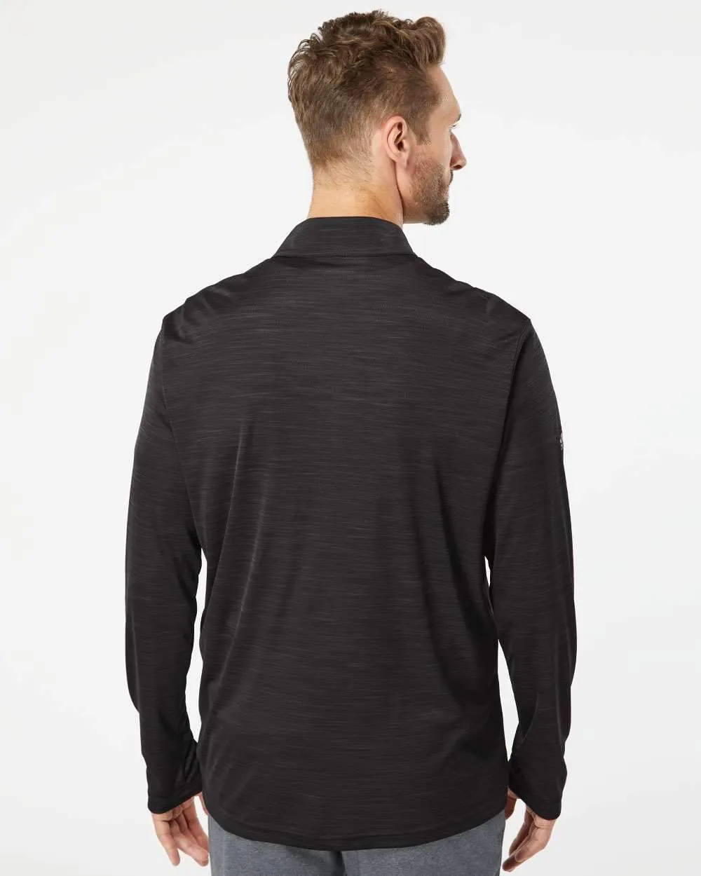 adidas - Men's Lightweight Mélange Quarter-Zip Pullover