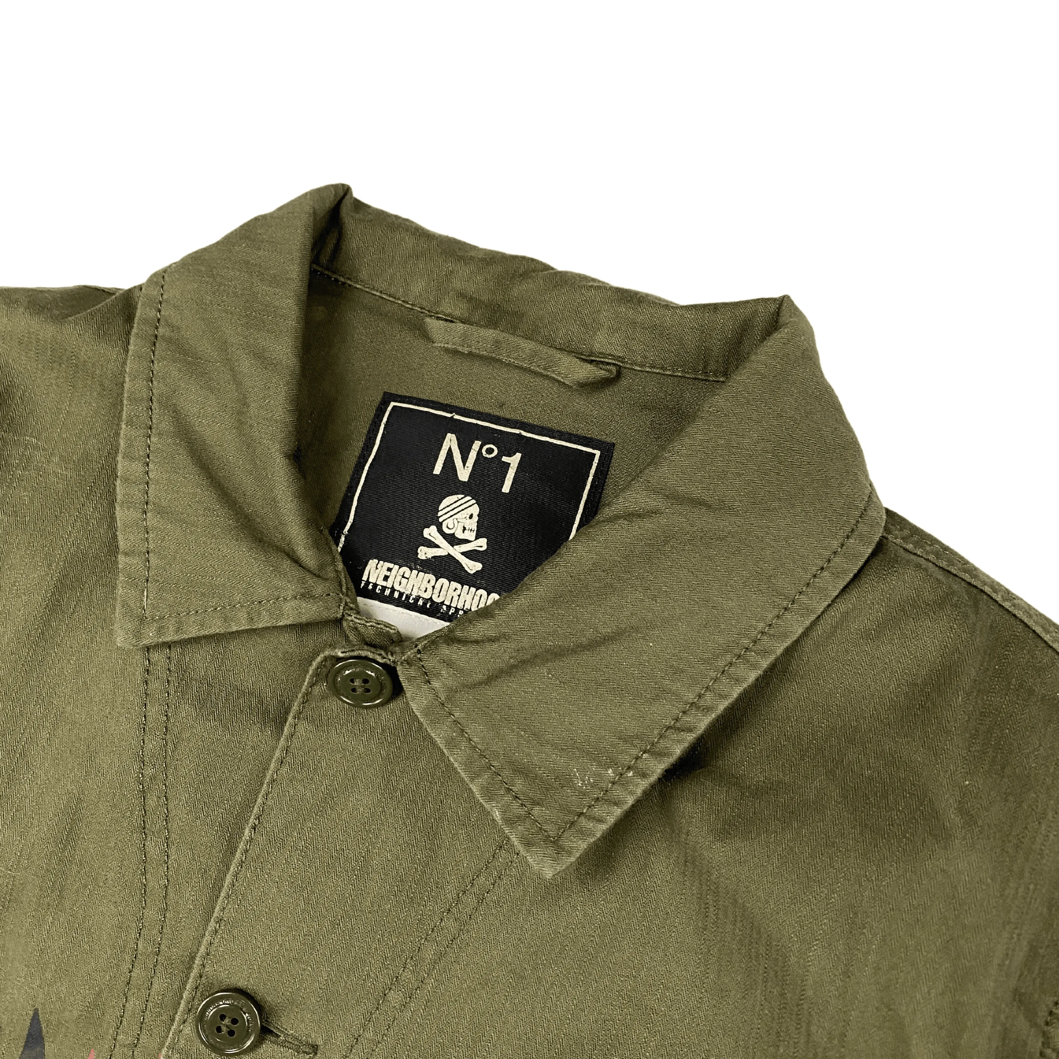 ADIDAS X NEIGHBORHOOD BDU LONG SLEEVE SHIRT A/W14  (M)