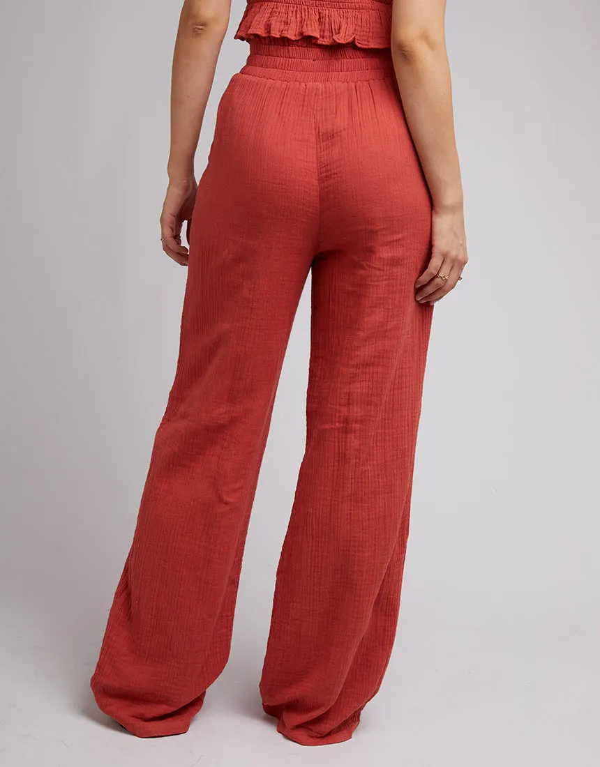 All About Eve Rowie Pant Rust