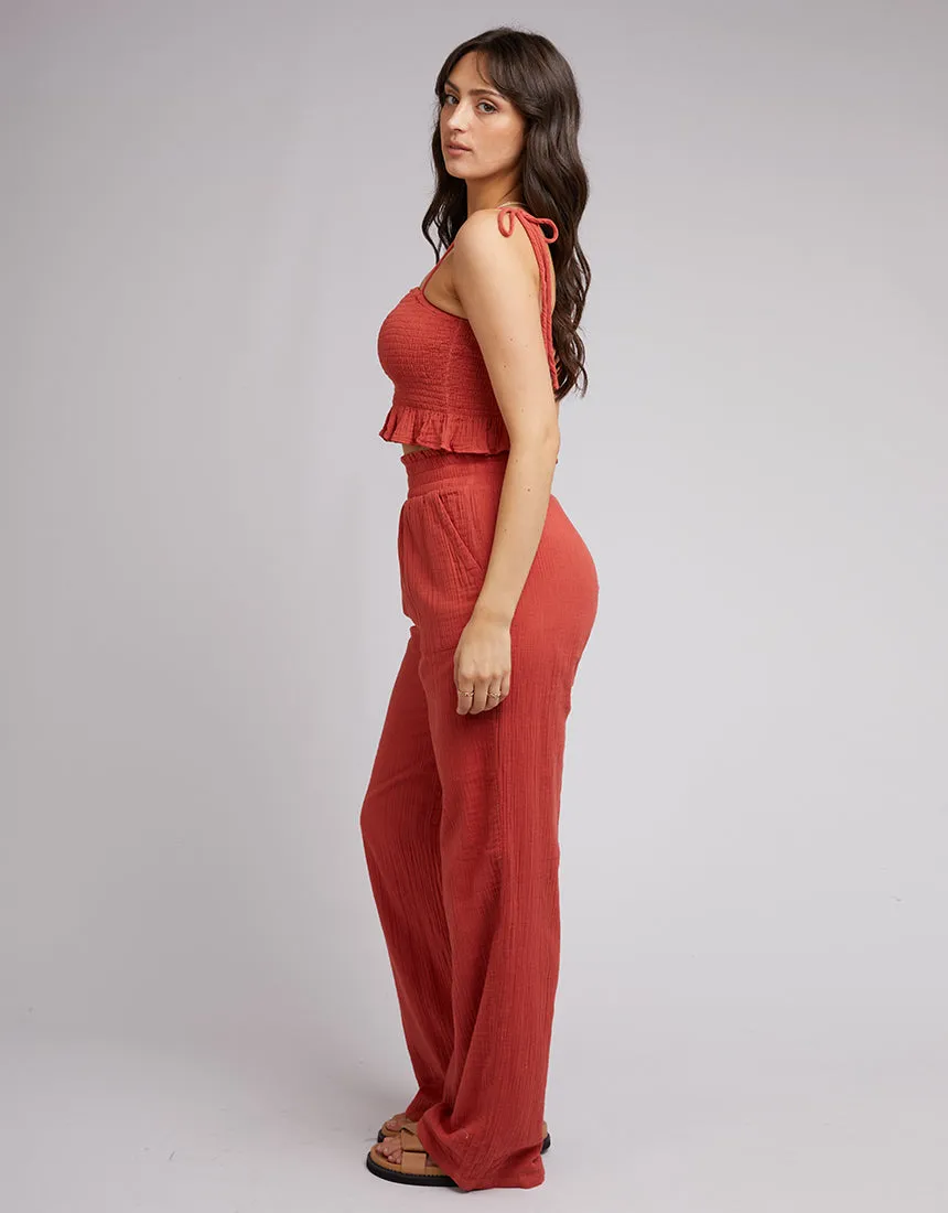 All About Eve Rowie Pant Rust