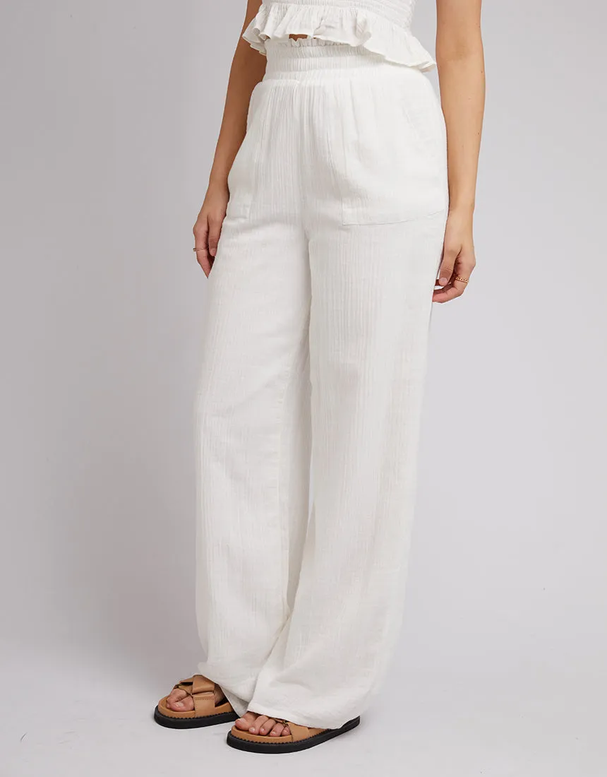 All About Eve Rowie Pant Vintage White