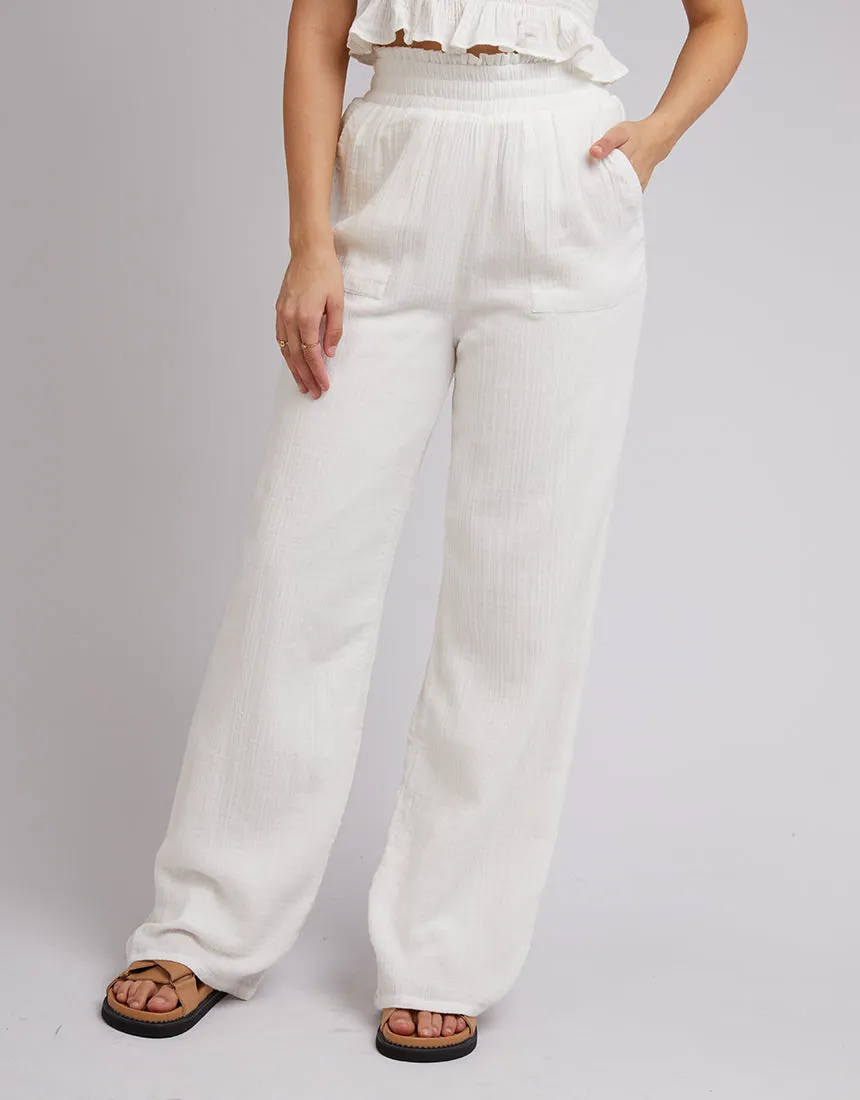 All About Eve Rowie Pant Vintage White