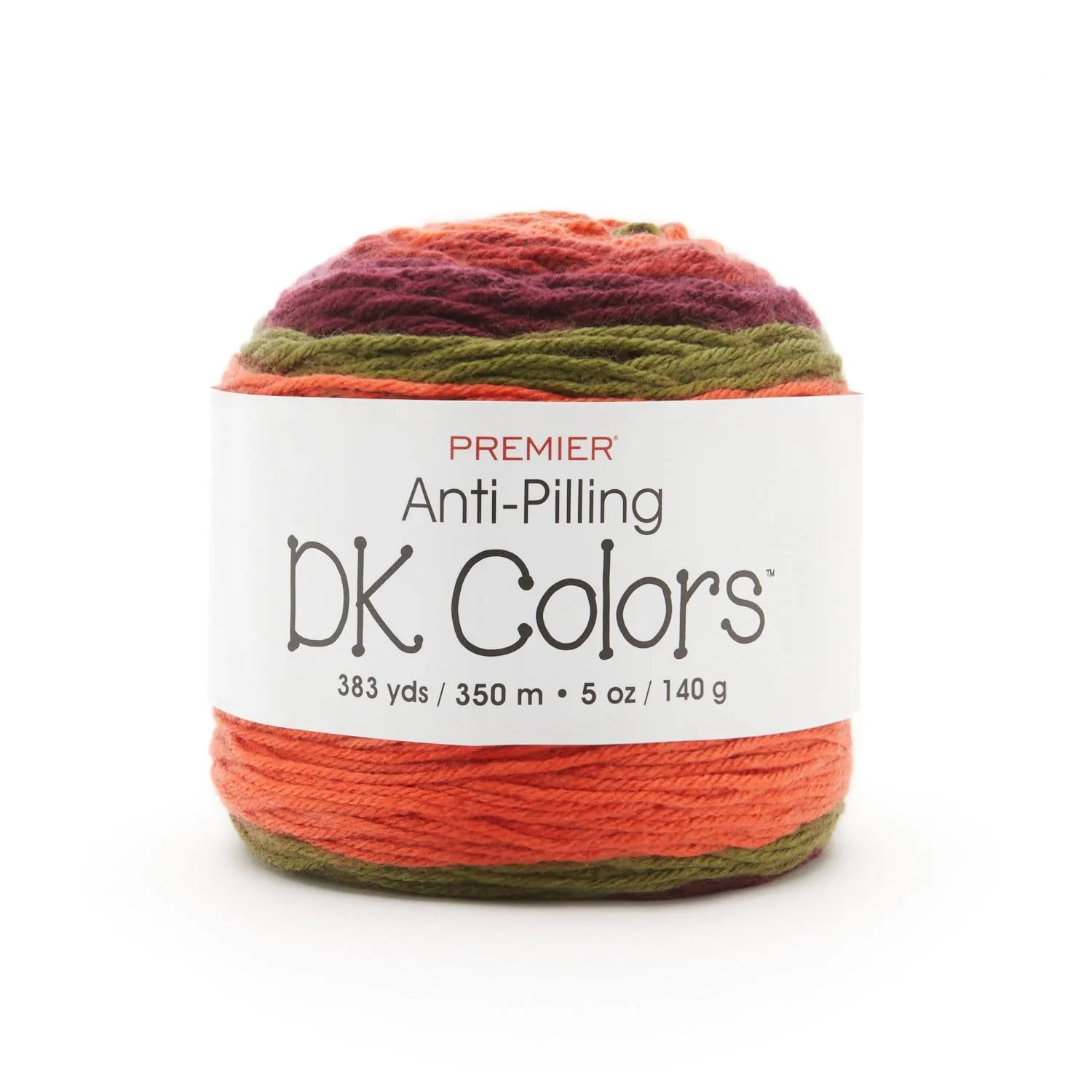 Anti-Pilling DK Colors® Self-Striping Yarn