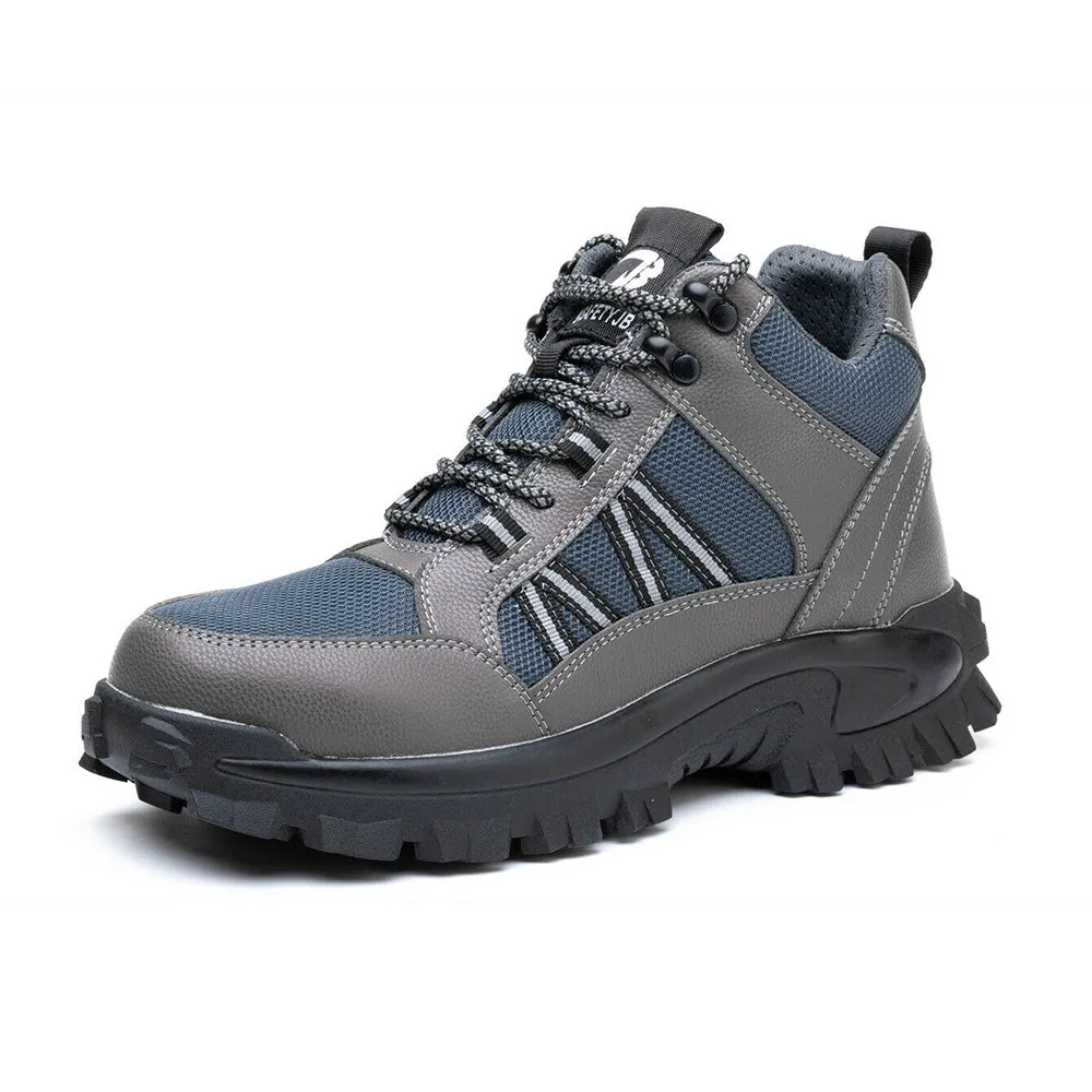 Anti-Smash Anti-Pierce Safety Shoes for Women Steel Toe Construction Work Shoes