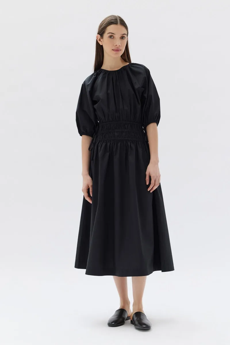 Assembly Label - Fleur Poplin Dress - Black