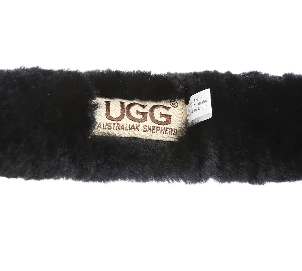 AUSTRALIAN SHEPHERD® UGG Women Adjustable Sheepskin Wool Earmuff Connie