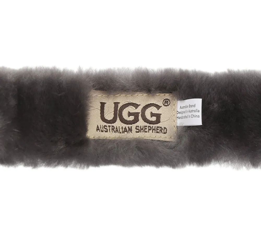 AUSTRALIAN SHEPHERD® UGG Women Adjustable Sheepskin Wool Earmuff Connie