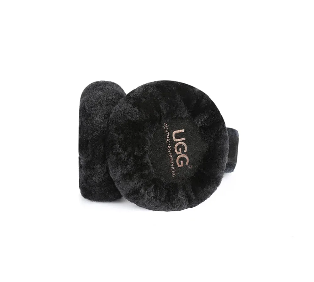 AUSTRALIAN SHEPHERD® UGG Women Adjustable Sheepskin Wool Earmuff Connie