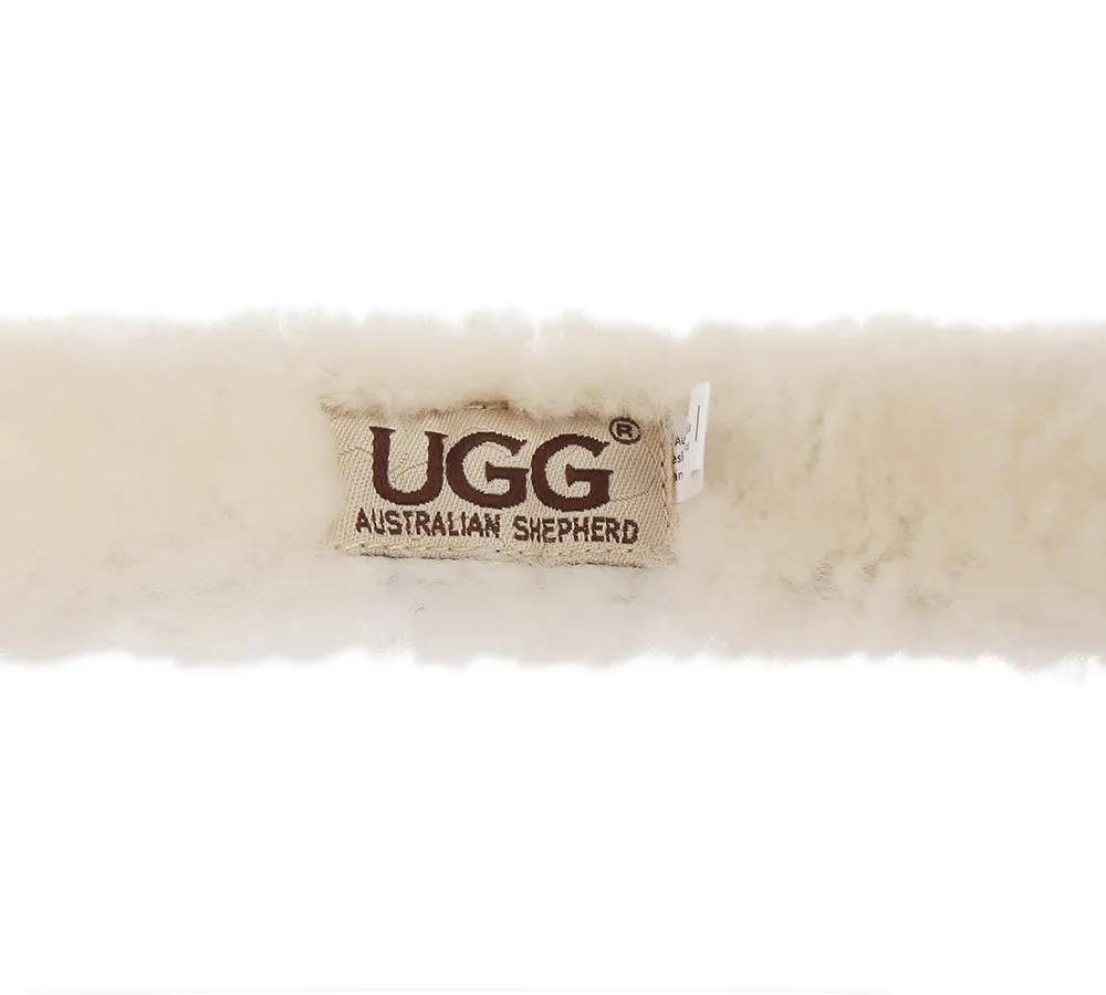 AUSTRALIAN SHEPHERD® UGG Women Adjustable Sheepskin Wool Earmuff Connie