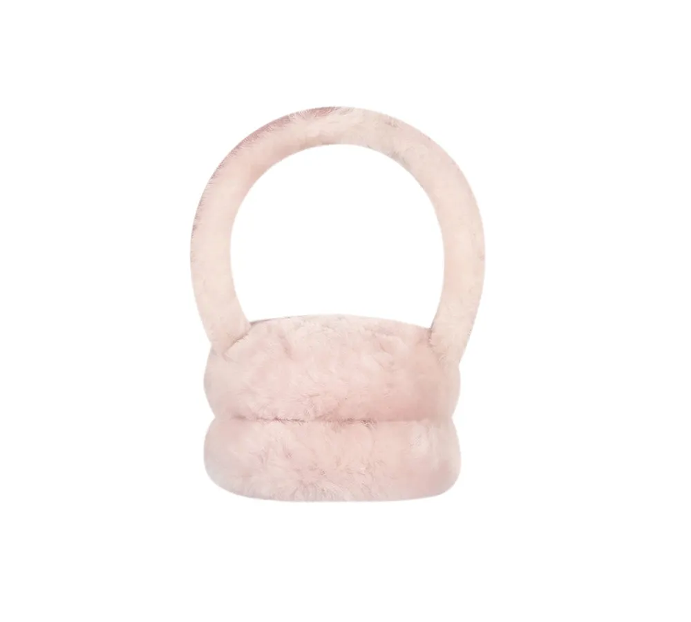 AUSTRALIAN SHEPHERD® UGG Women Adjustable Sheepskin Wool Earmuff Connie