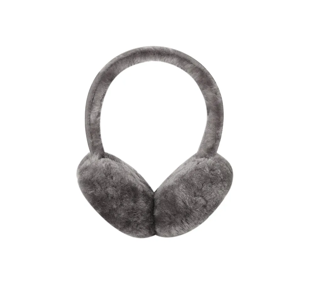 AUSTRALIAN SHEPHERD® UGG Women Adjustable Sheepskin Wool Earmuff Connie