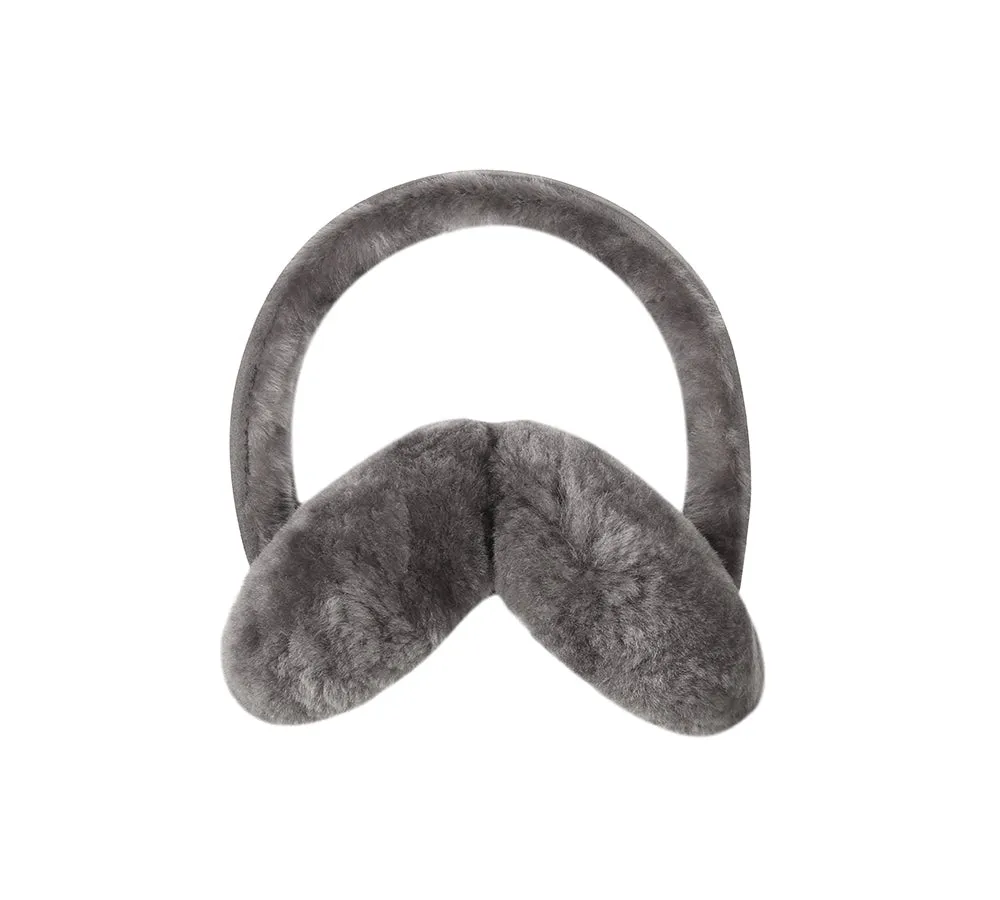 AUSTRALIAN SHEPHERD® UGG Women Adjustable Sheepskin Wool Earmuff Connie