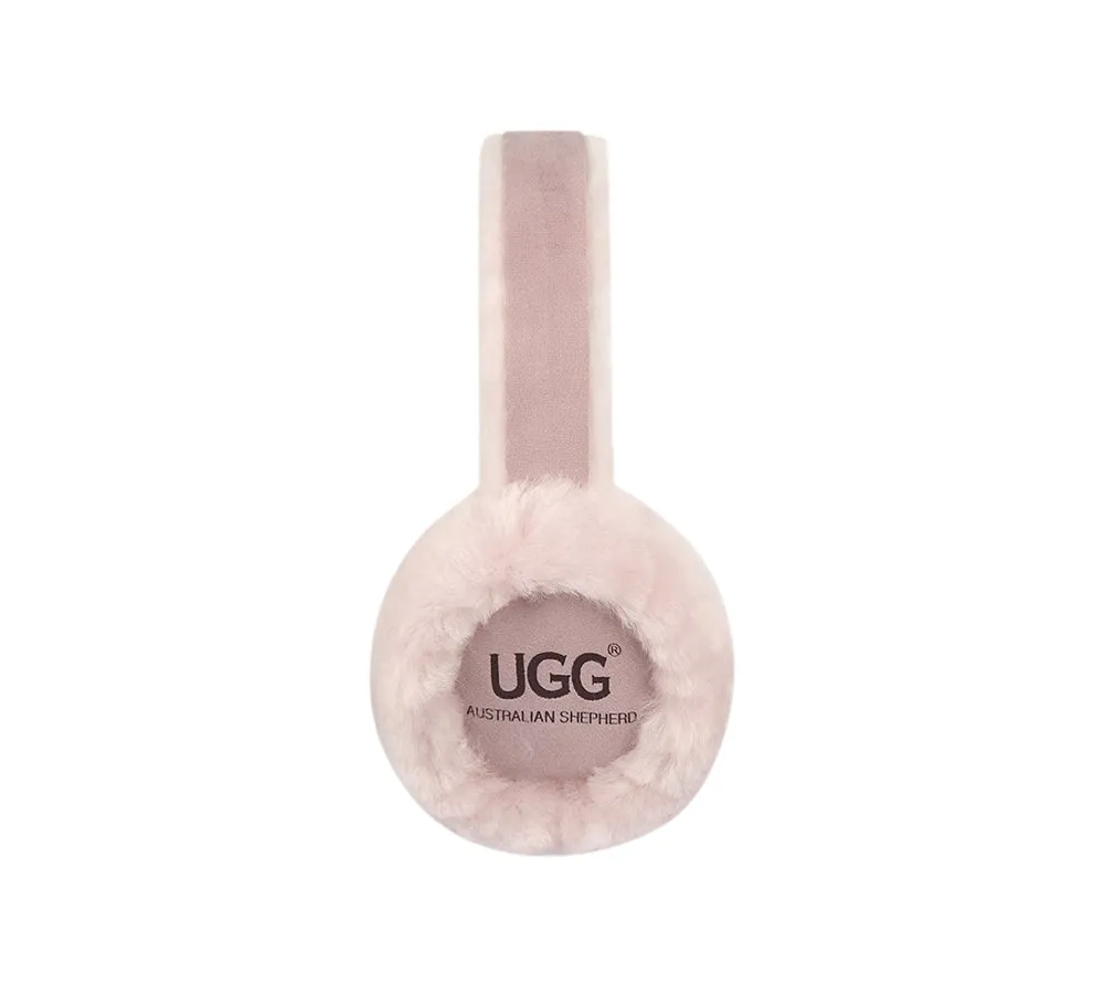 AUSTRALIAN SHEPHERD® UGG Women Adjustable Sheepskin Wool Earmuff Connie