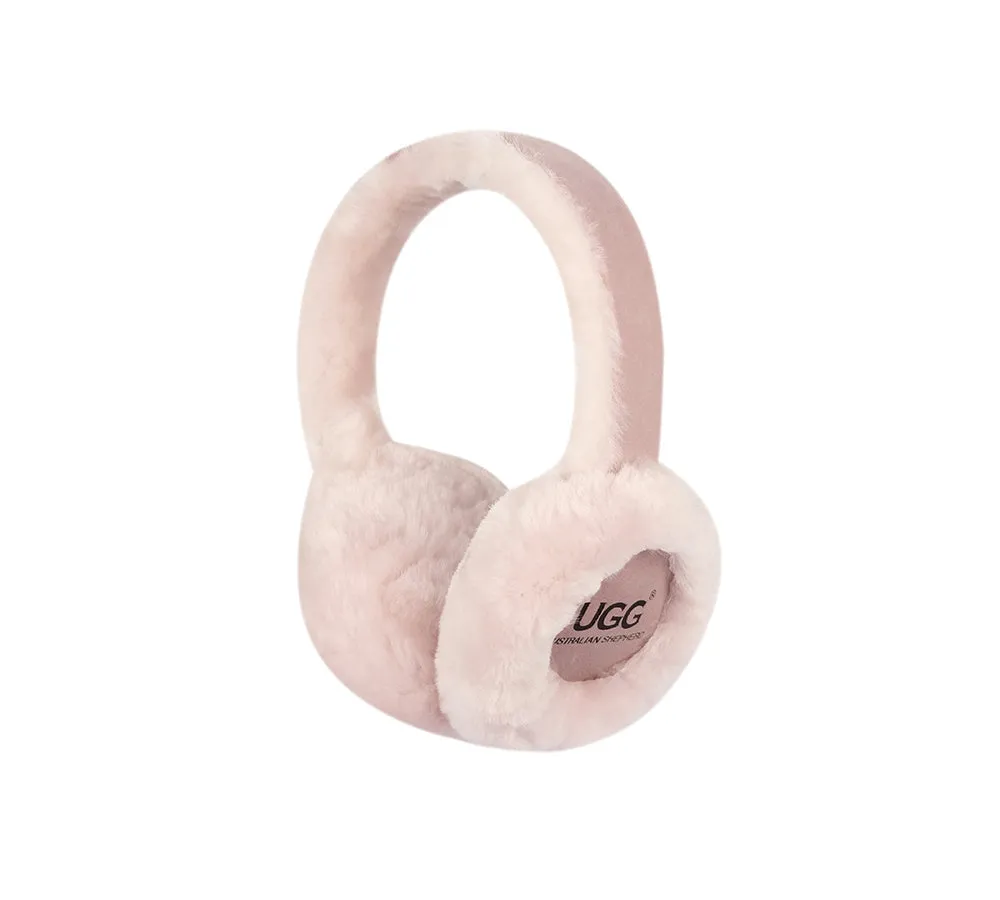 AUSTRALIAN SHEPHERD® UGG Women Adjustable Sheepskin Wool Earmuff Connie