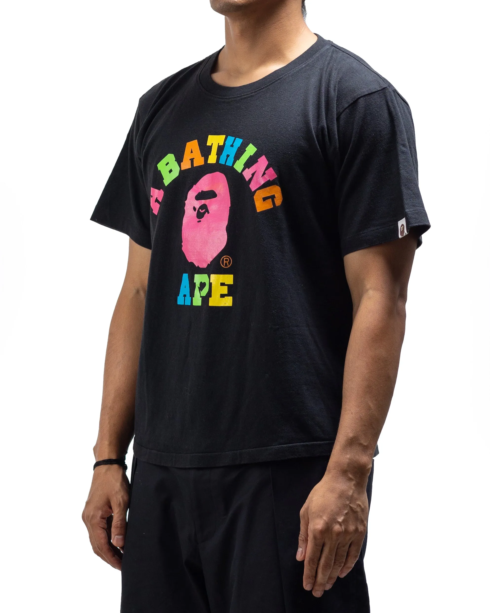 BAPE MULTI CAMO T-SHIRT (BLACK)