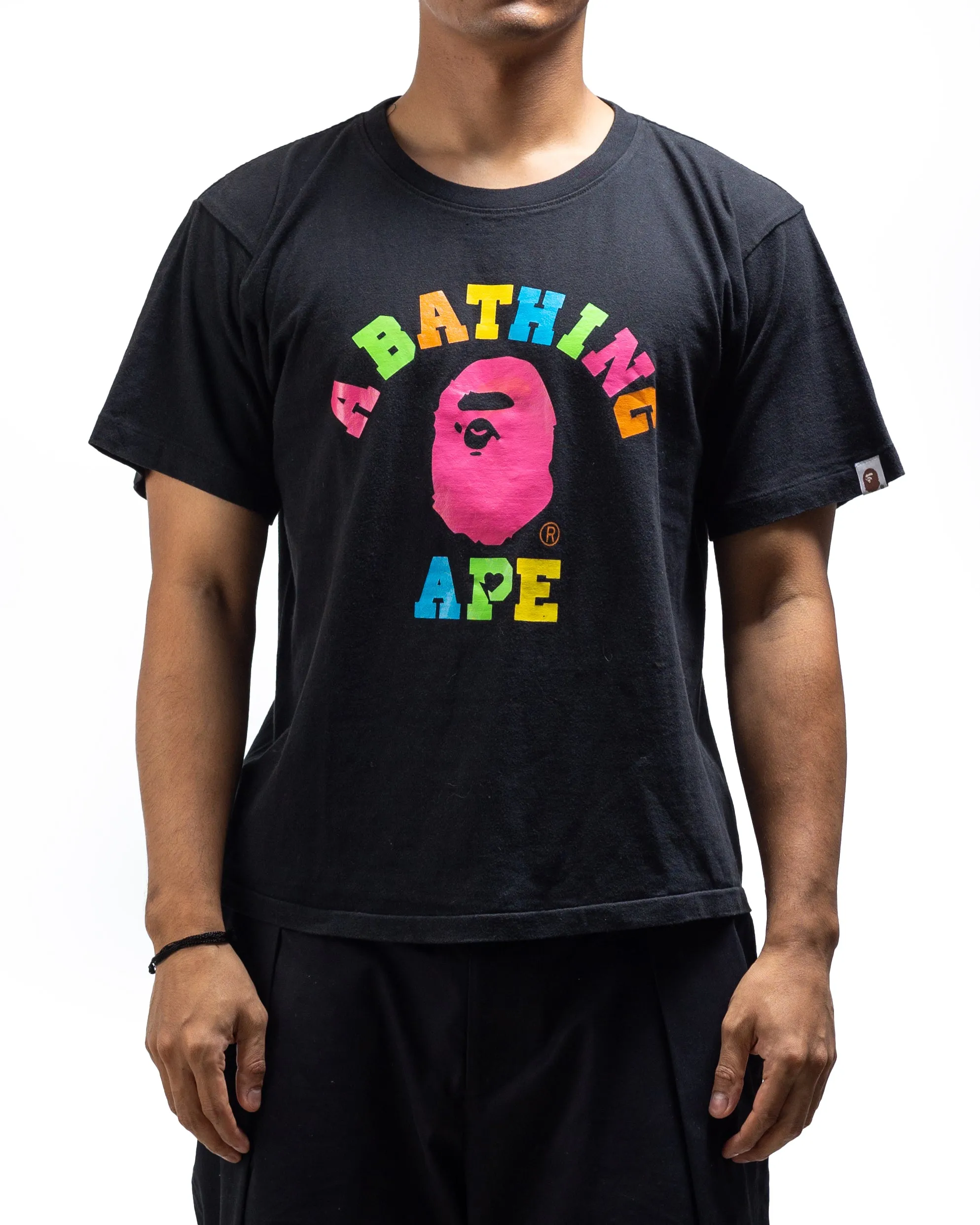 BAPE MULTI CAMO T-SHIRT (BLACK)