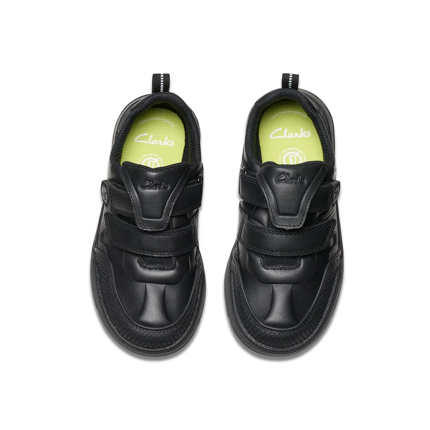 Boys - Laser Track Kid Black Leather