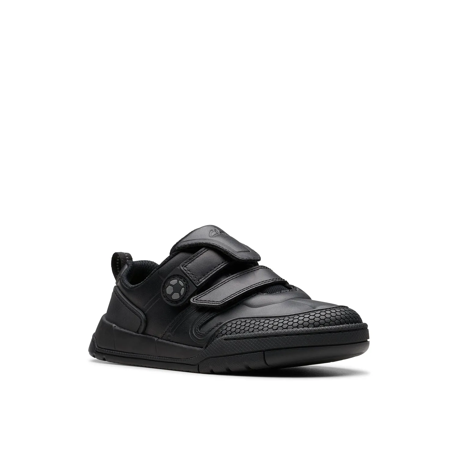 Boys - Laser Track Kid Black Leather