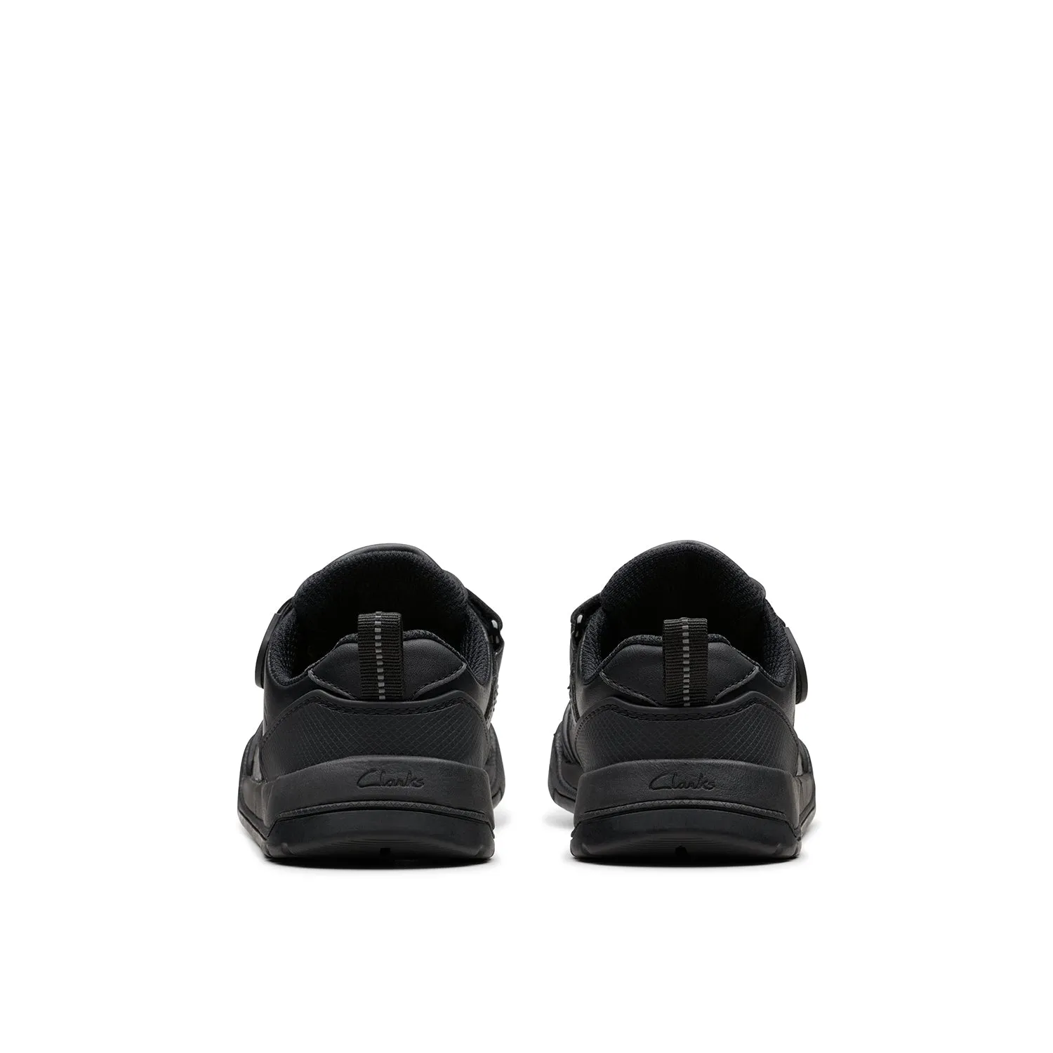 Boys - Laser Track Kid Black Leather