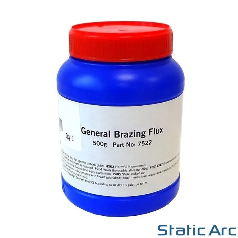 BRAZING FLUX POWDER GENERAL PURPOSE WELDING METAL SILICON BRONZE 500g SUPER6