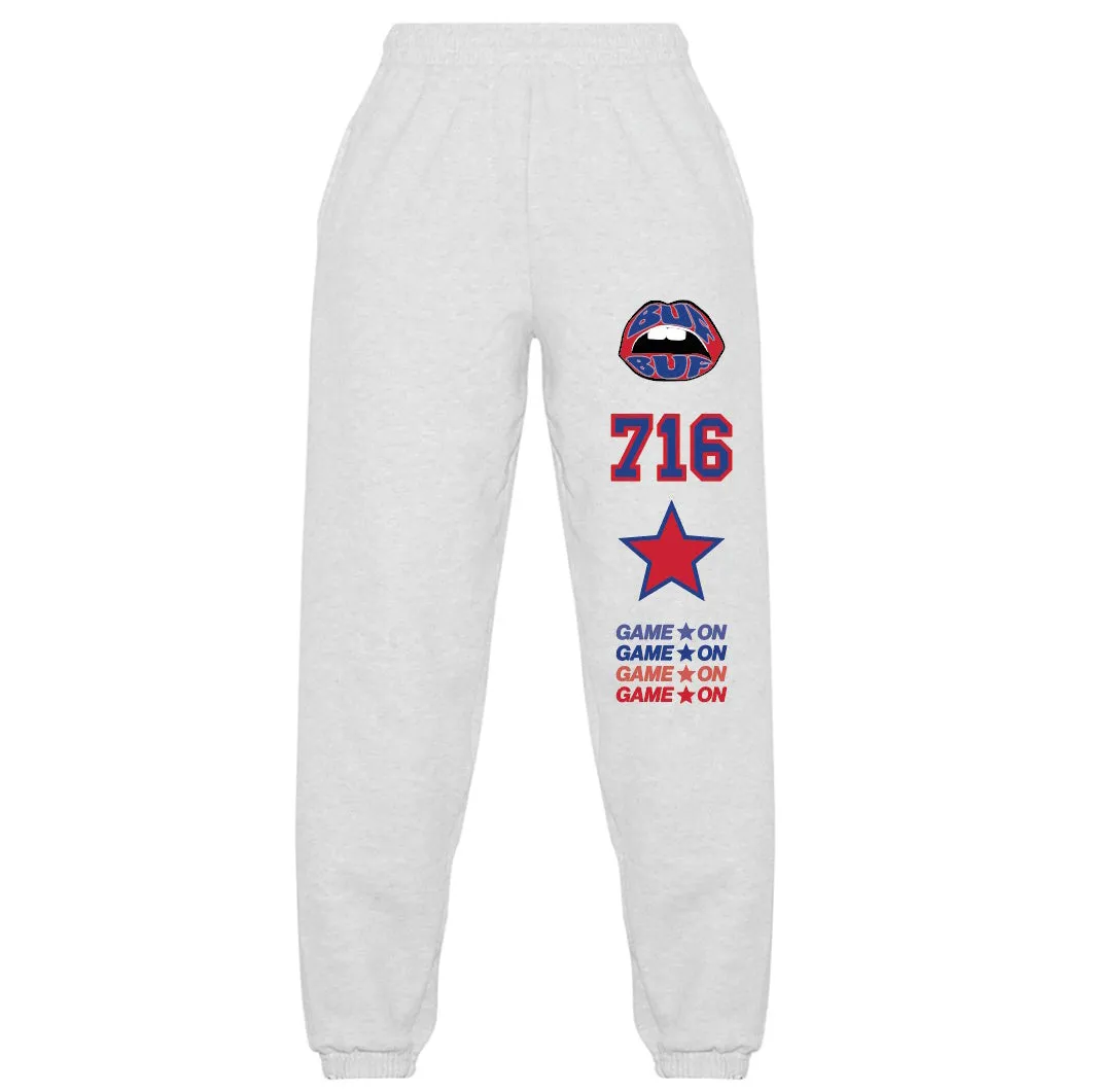 Buf Patch Ash Gray Sweatpants