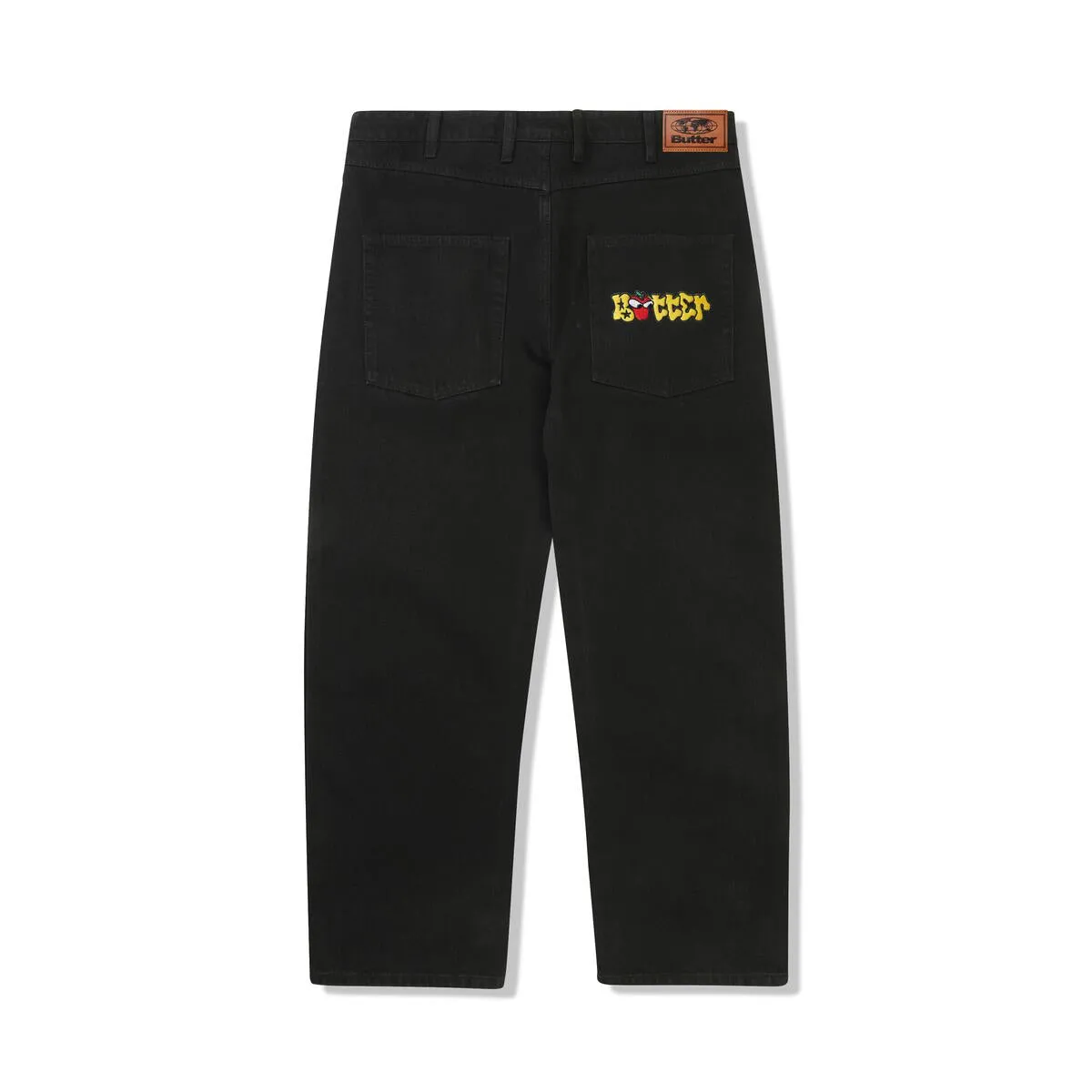 Butter Goods - Big Apple Denim Jeans (Washed Black)