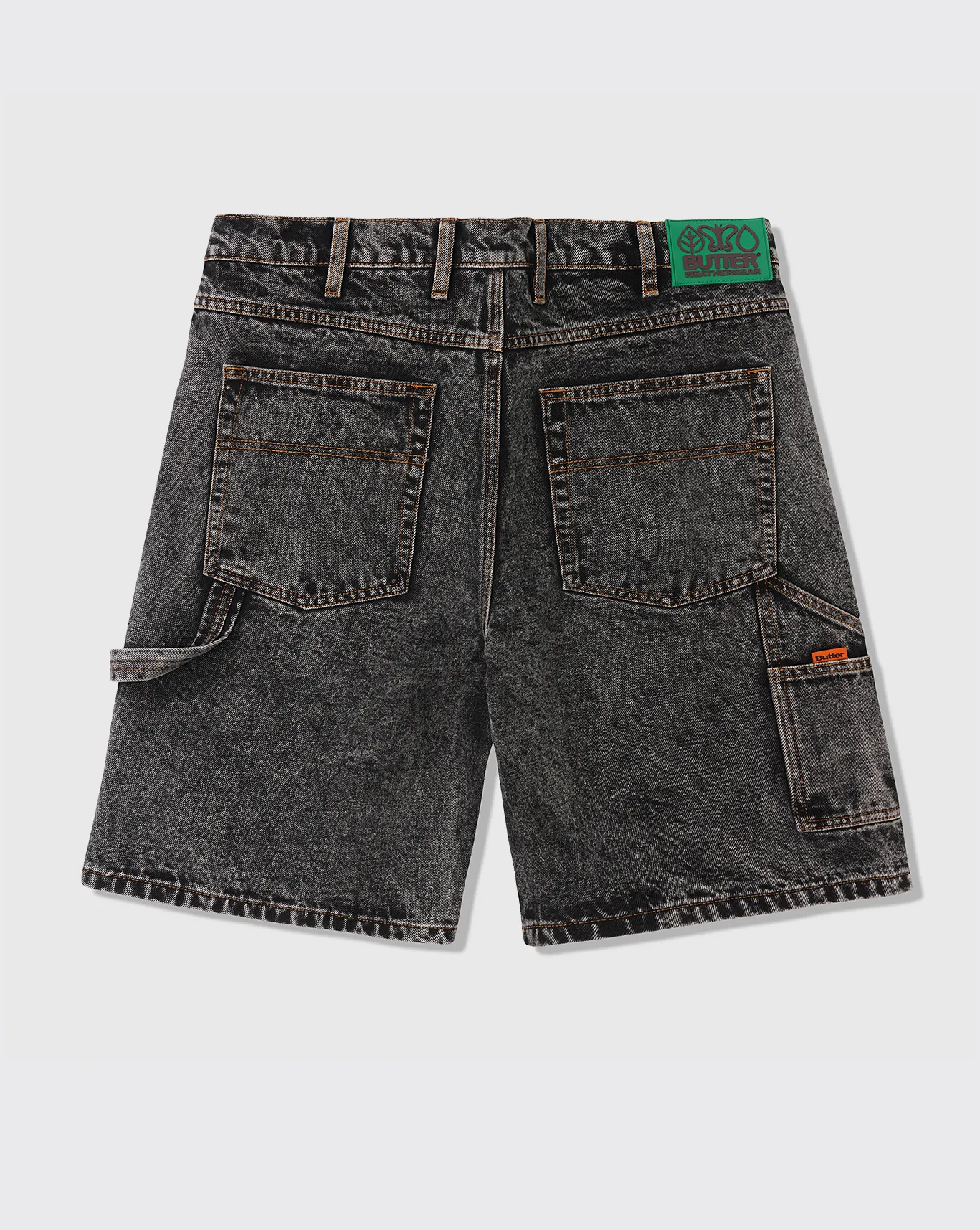 Butter Goods Weathergear Heavyweight Denim Short - Gunmetal