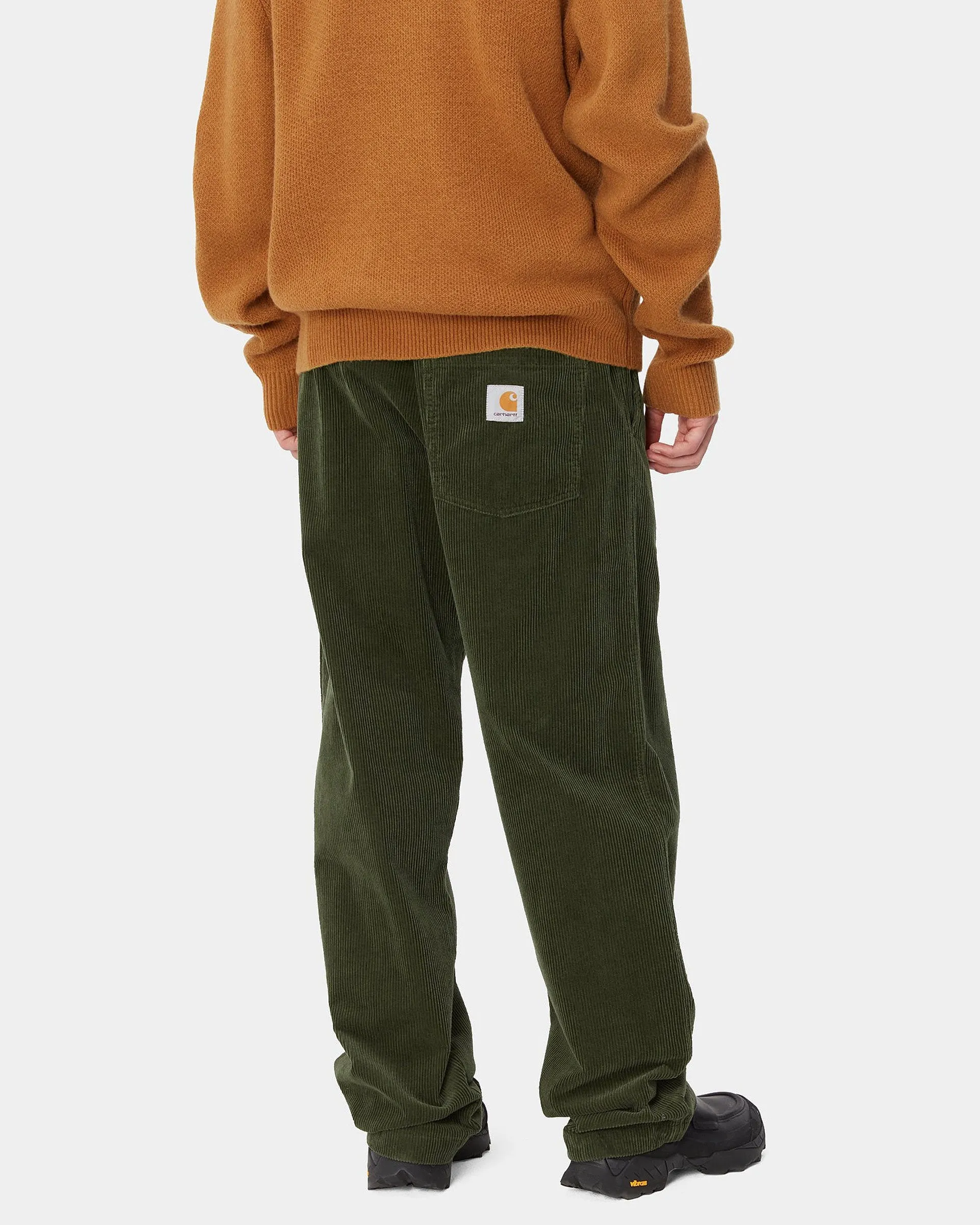 Carhartt WIP Floyde Pant Relaxed Fit Mens Cords - Office Green Rinsed