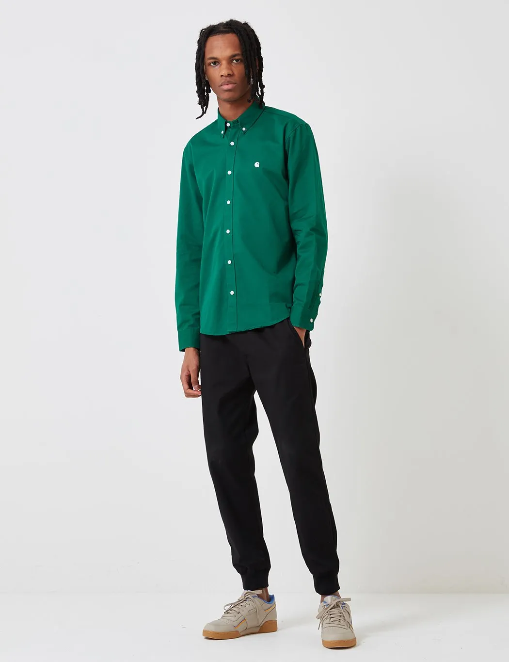 Carhartt-WIP Madison Shirt - Dragon Green